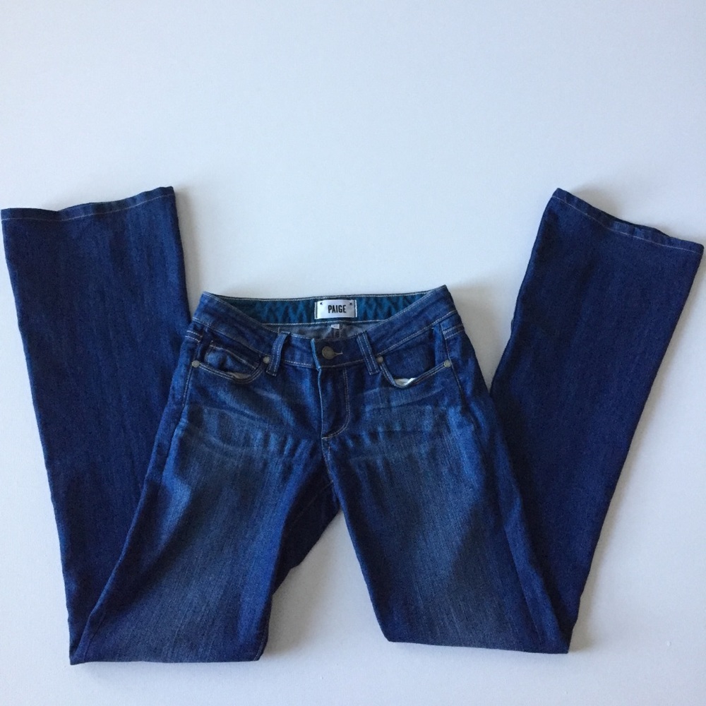 Paige jeans slimline boot  size 25